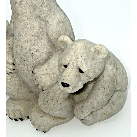 Vintage Quarry Critters Billy & Friends 3 Sad looking Bears Figurine 5.5”x6.5” - Picture 8 of 13